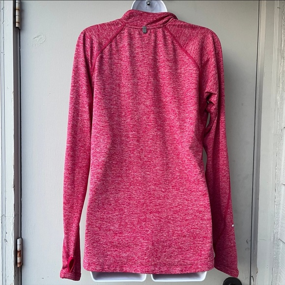 Nike women’s 1/2 zip pink long sleeve medium - Picture 7 of 10